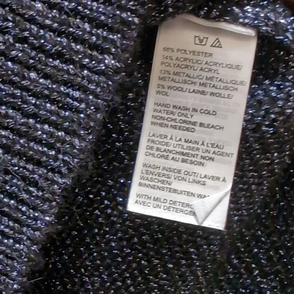 Women's Crew Neck Sparkle Sweater - Picture 5 of 5